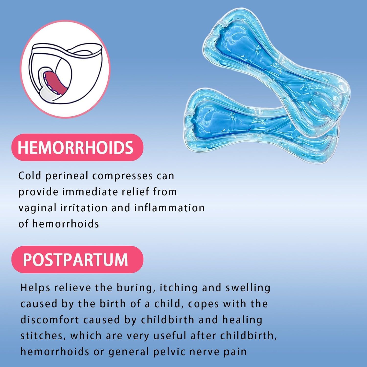 3PCS Almohadillas Frías Reutilizables Ruheaou para Alivio Postparto
