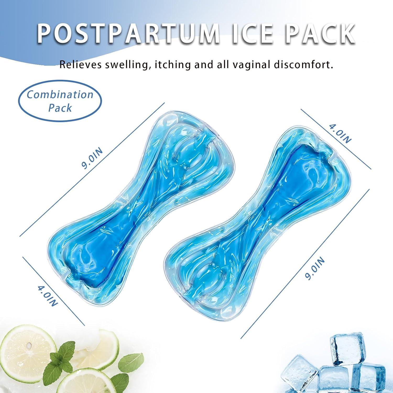3PCS Almohadillas Frías Reutilizables Ruheaou para Alivio Postparto