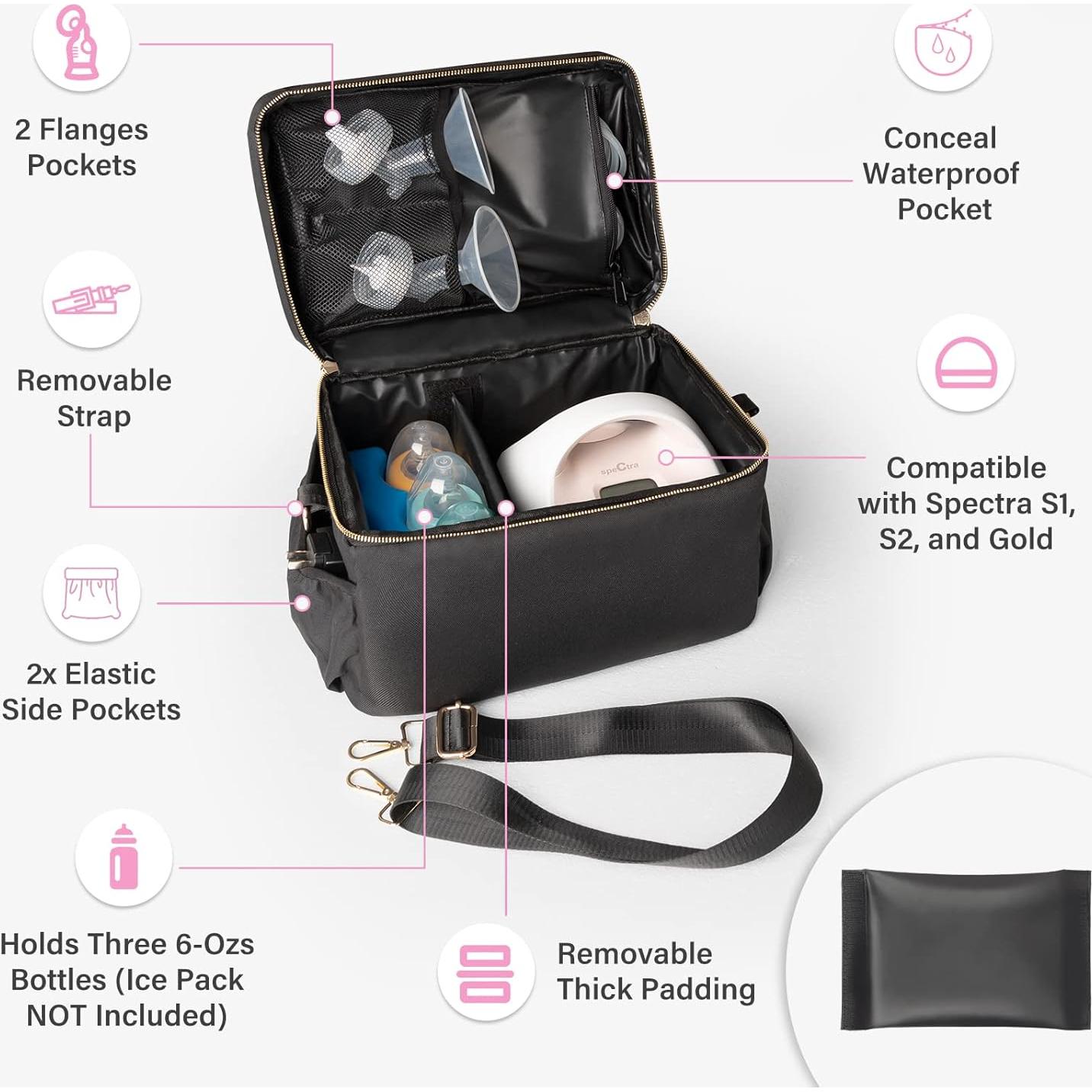 Bolsa Tote EliteMom para Extractor de Leche Spectra S1 S2