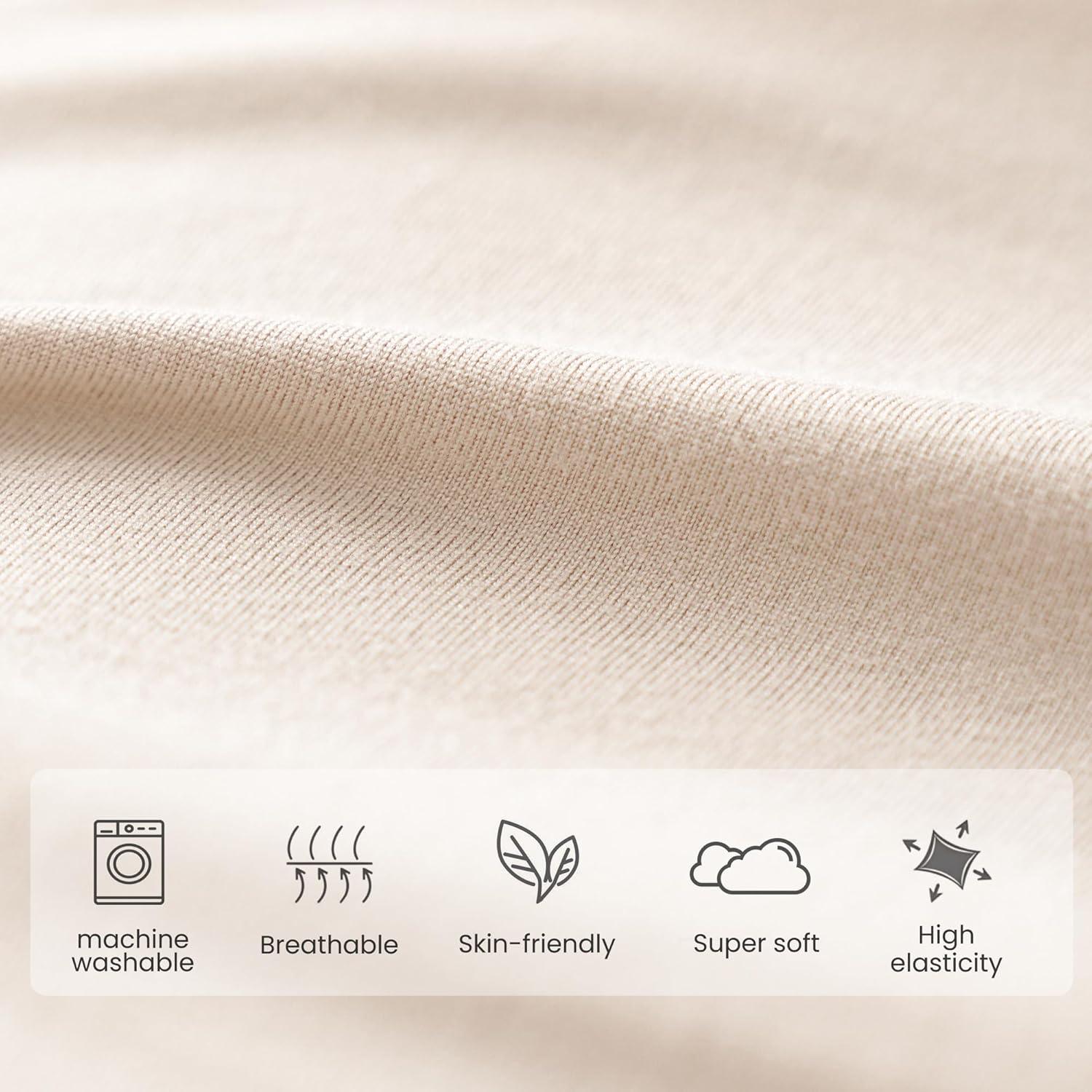 Konssy Paquete de 6 Gorras Suaves para Bebés 0-6 Meses