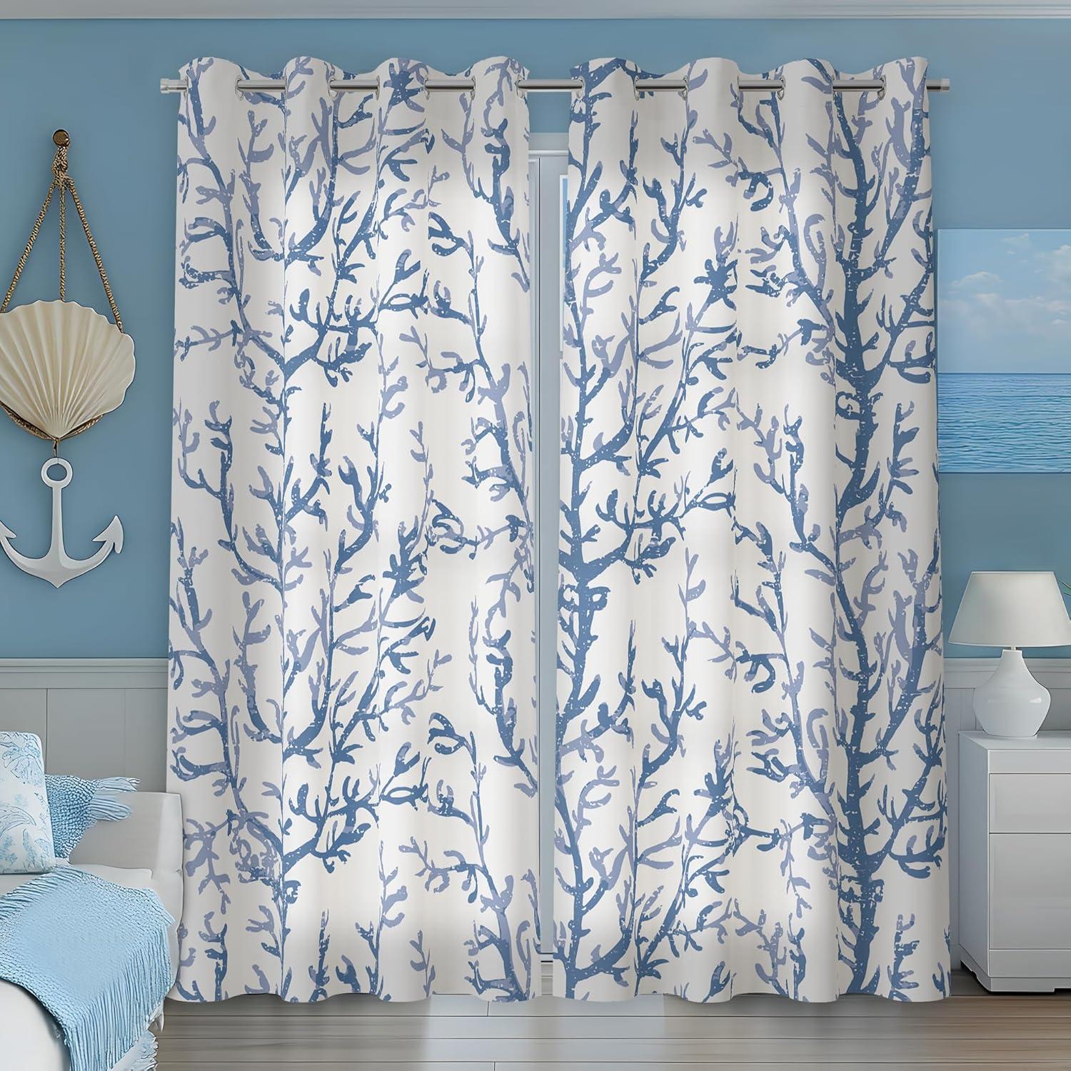 Cortinas Decorativas Weesire Costera 50% Bloqueo Luz 132x160 cm