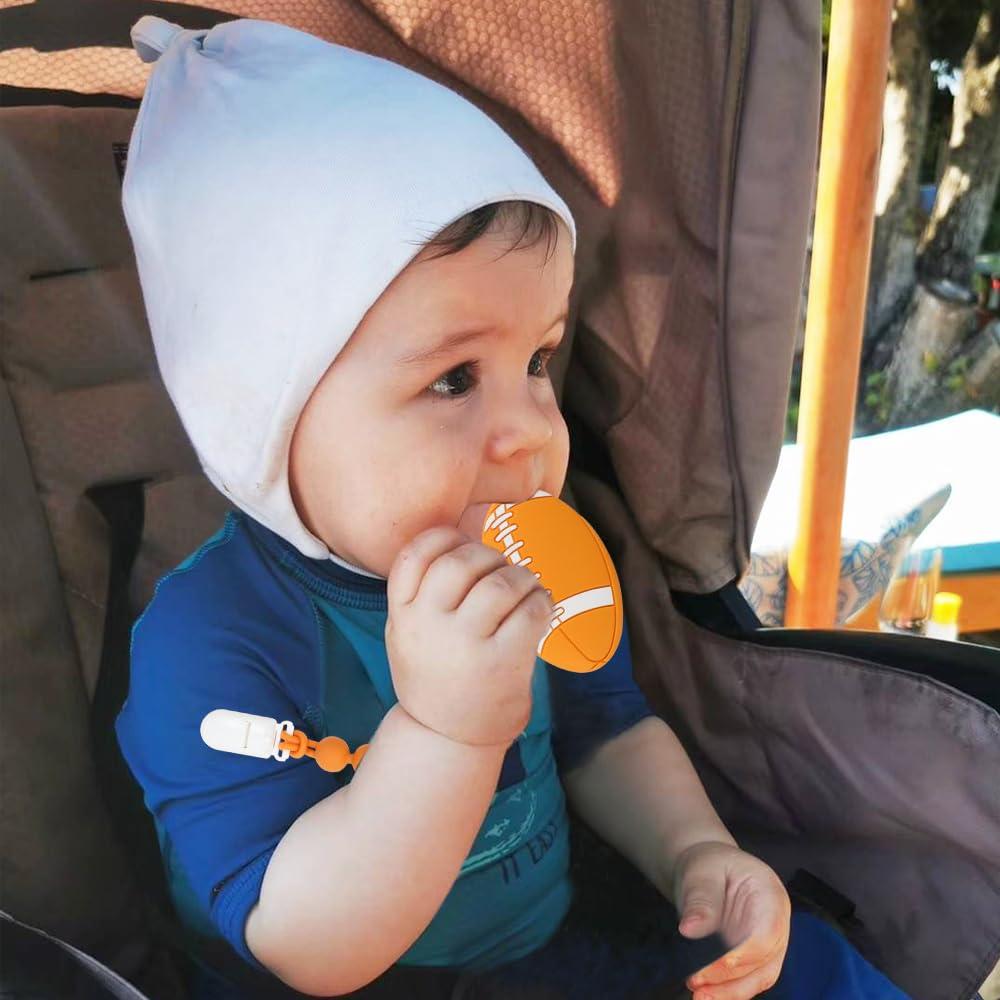 Mordedor de Silicona Cuebo Fútbol Americano para Bebés