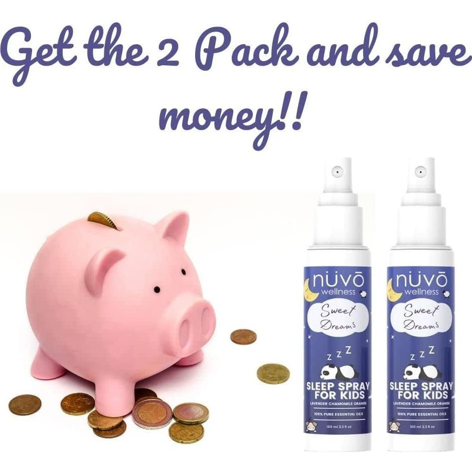 Spray de Almohada NUVO WELLNESS para Niños 93.5ml - Aceites Esenciales