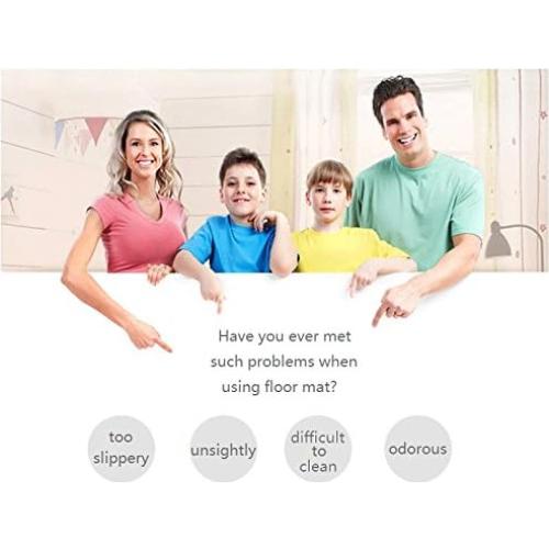 Alfombrilla de Baño Antideslizante FEIDOL 68.6x38.1cm Hipopótamo Beige