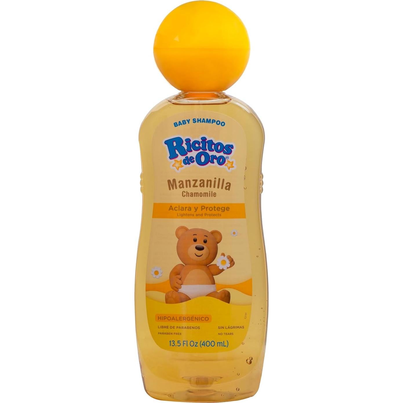 Champú para Bebés Ricitos de Oro 400 ml x2 Manzanilla Hipoalergénico