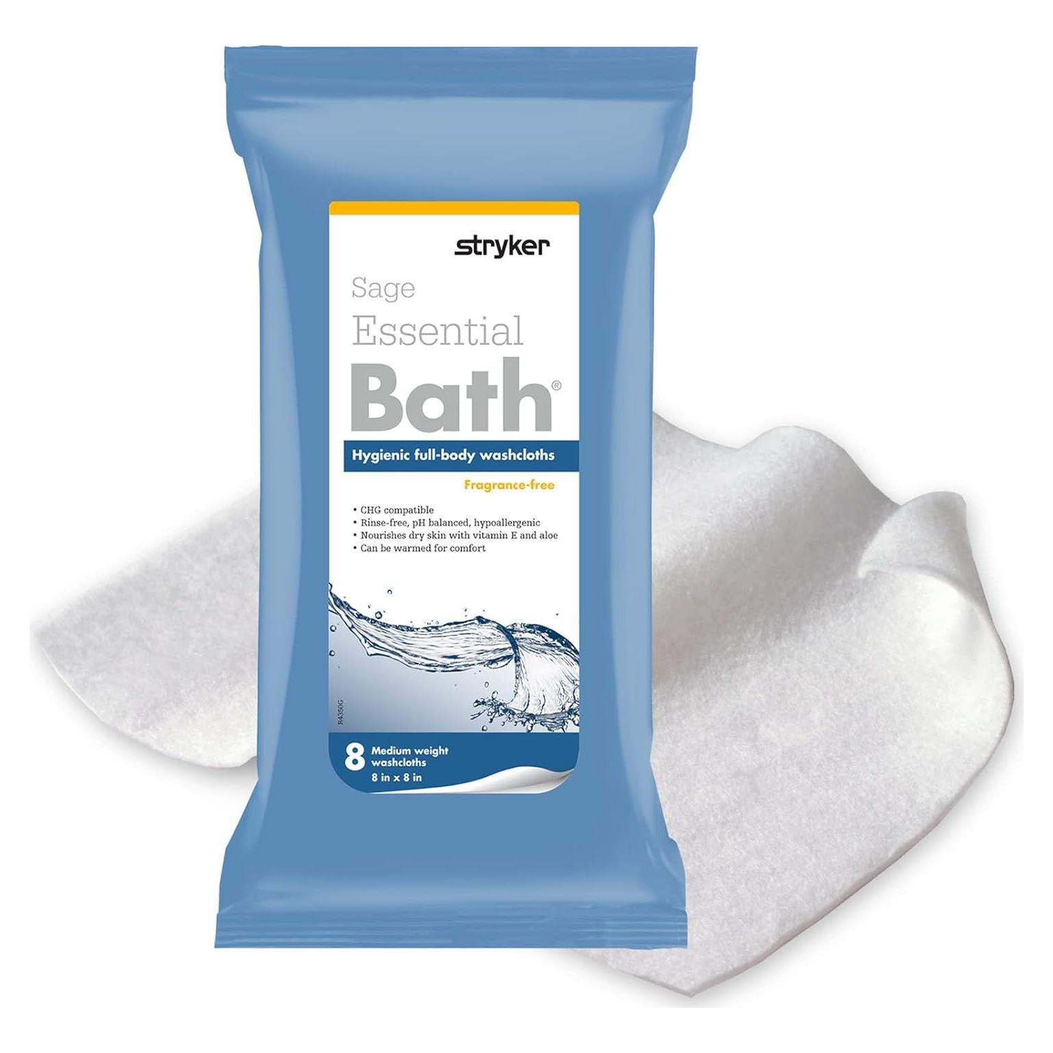 Toallitas de Limpieza para Baño Sage - 8 Toallitas Ultra Suaves