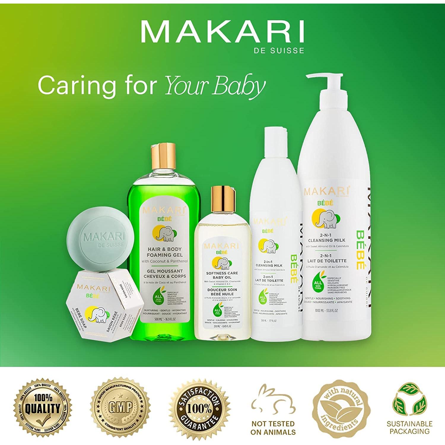 Jabón para Bebés Makari 153g Hidratante Suave Natural