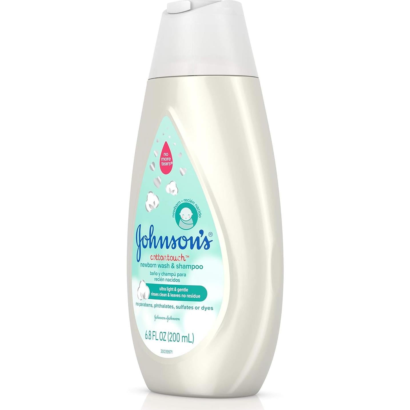 Jabón y Champú para Bebés Johnson CottonTouch 200 ml
