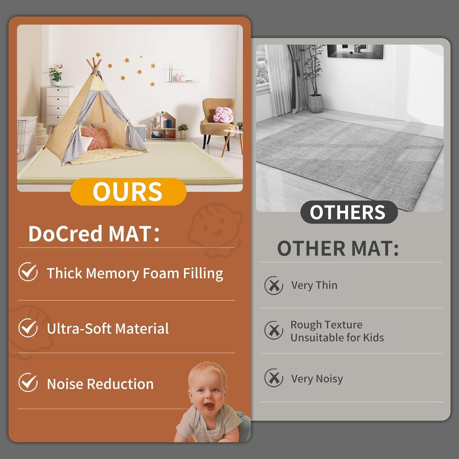 Alfombra de Juego para Bebés Relax 152x152 cm Acolchada