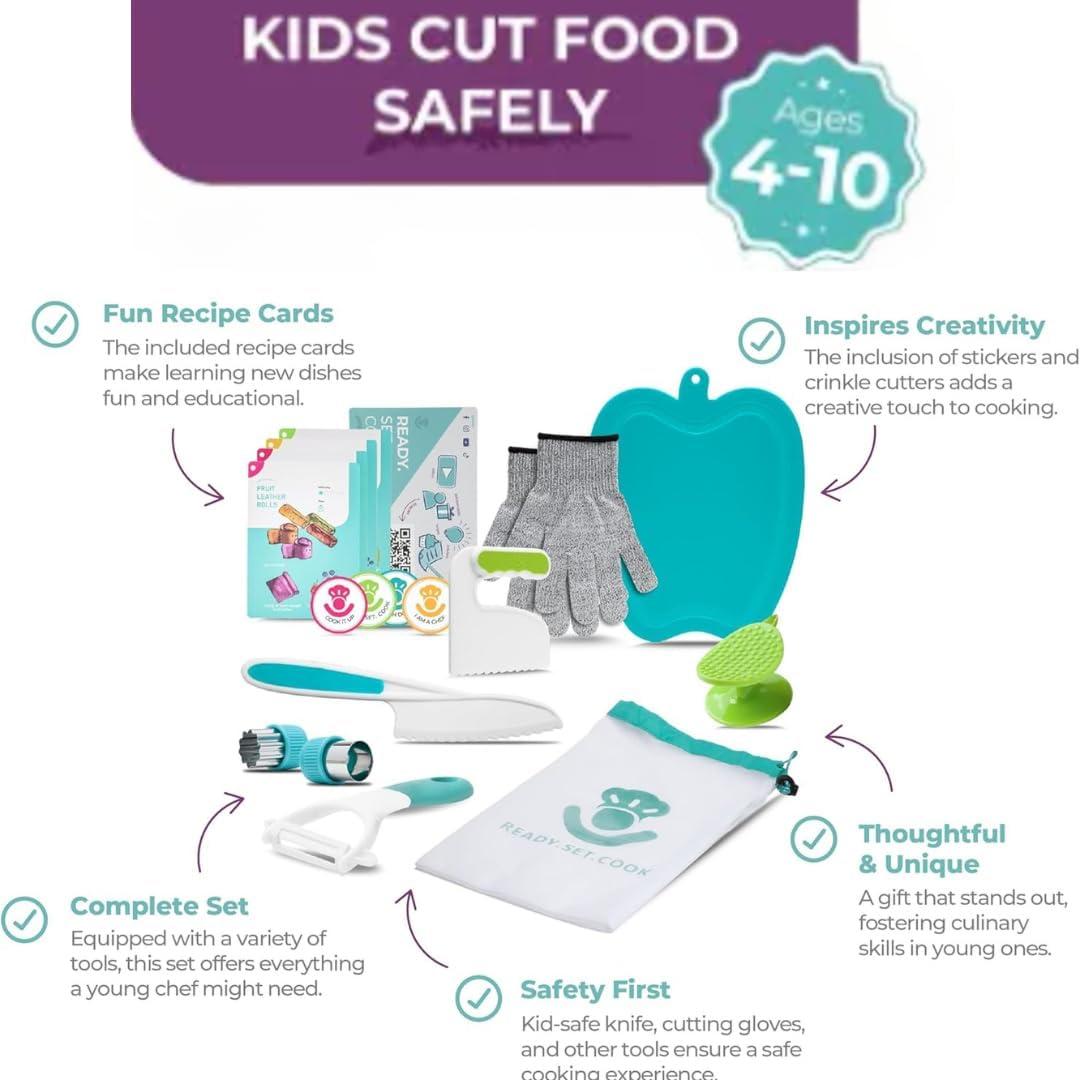 Set de Cocina Montessori Tovla Jr. para Niños 4-10 Años