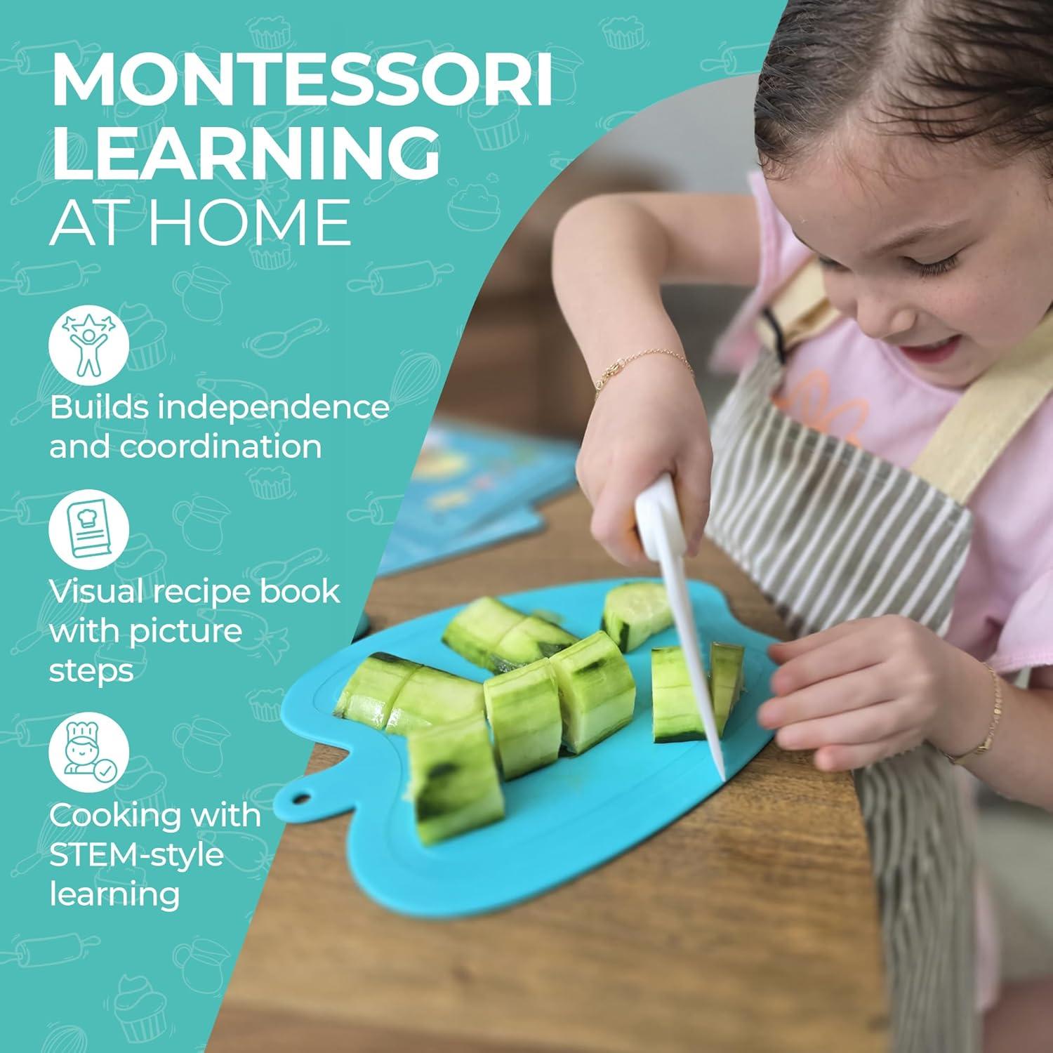 Set de Cocina Montessori Tovla Jr. para Niños 4-10 Años