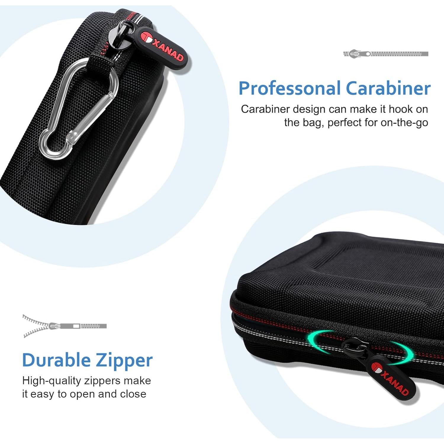 Funda Dura XANAD para SSD Sandisk Pro/Samsung T7 - Negro