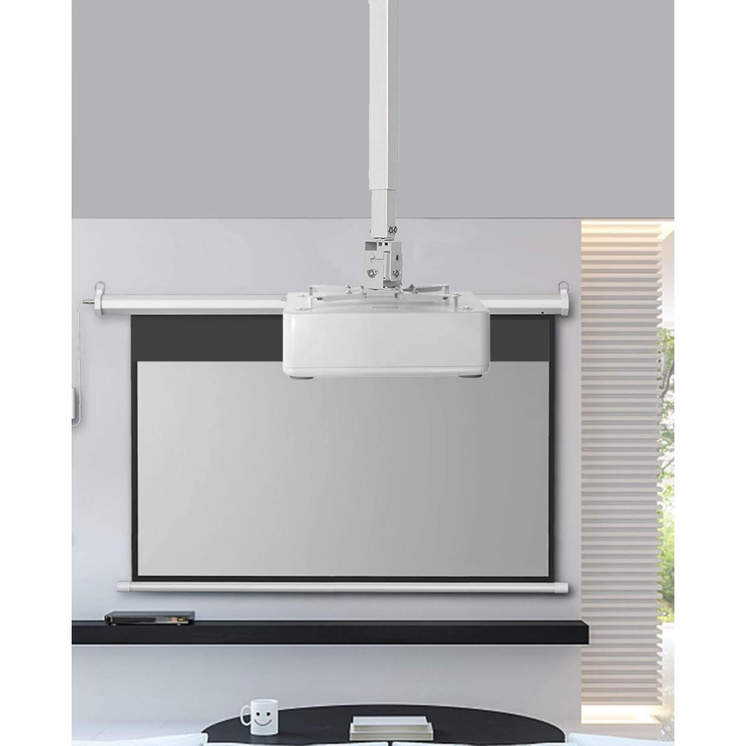 Soporte de Techo para Proyector Coret Blanco Ajustable 15 kg