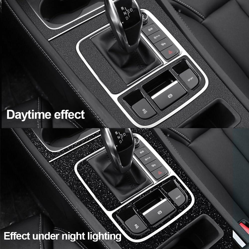 Envoltura de Vinilo Negro Brillante AuMoHall 30x200 cm