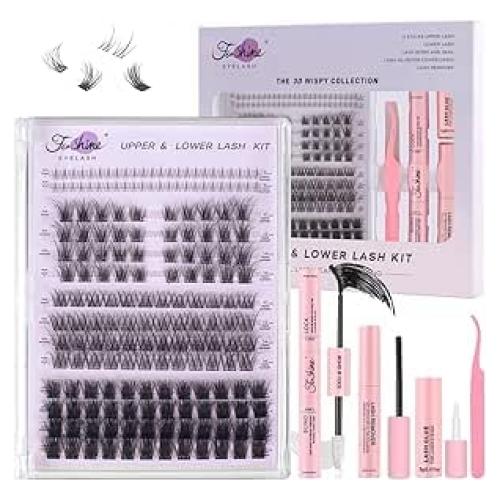 Kit de Pestañas Falsas Fenshine 3D WISPY 10-16mm 4 en 1