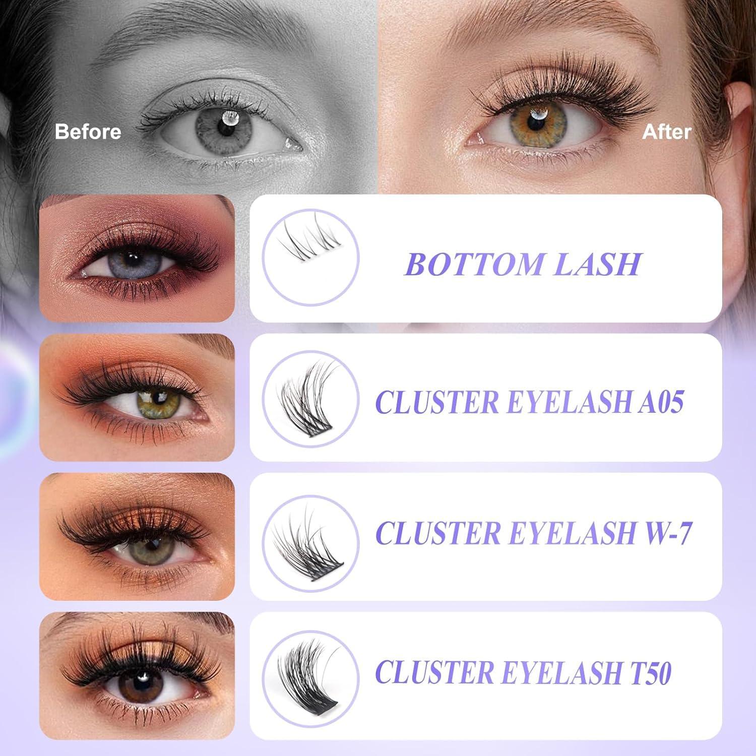 Kit de Pestañas Falsas Fenshine 3D WISPY 10-16mm 4 en 1