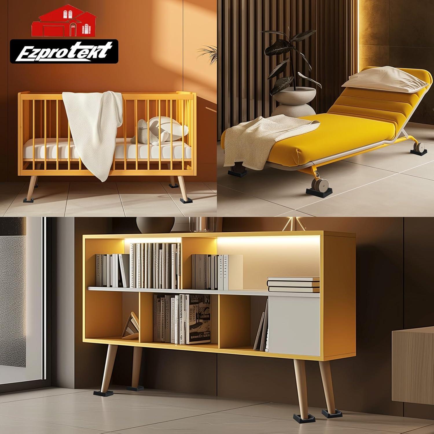 Copas Antideslizantes para Muebles Ezprotekt - 4 Pcs 73.7x58.4mm