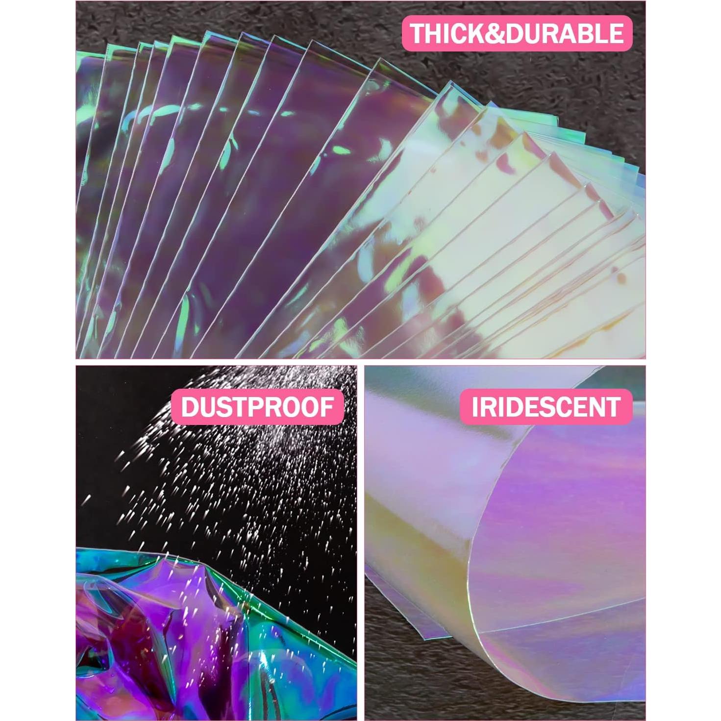 Bolsas de Celofán Iridiscentes Labeol 100pcs 2 Tamaños