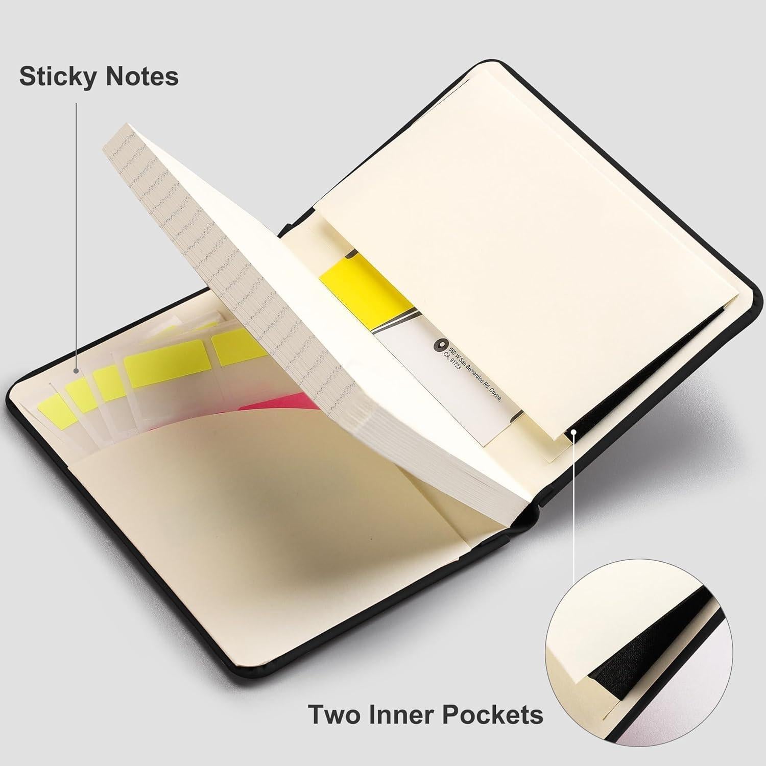 Cuaderno de Bolsillo RETTACY A6 2-Pack 320 Páginas Rayadas