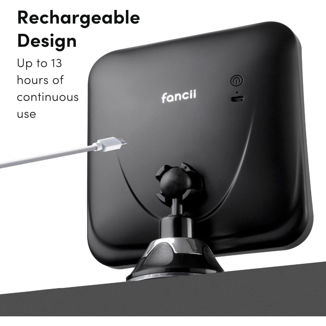 Espejo de Aumento Fancii 10x Recargable con Luz LED Táctil