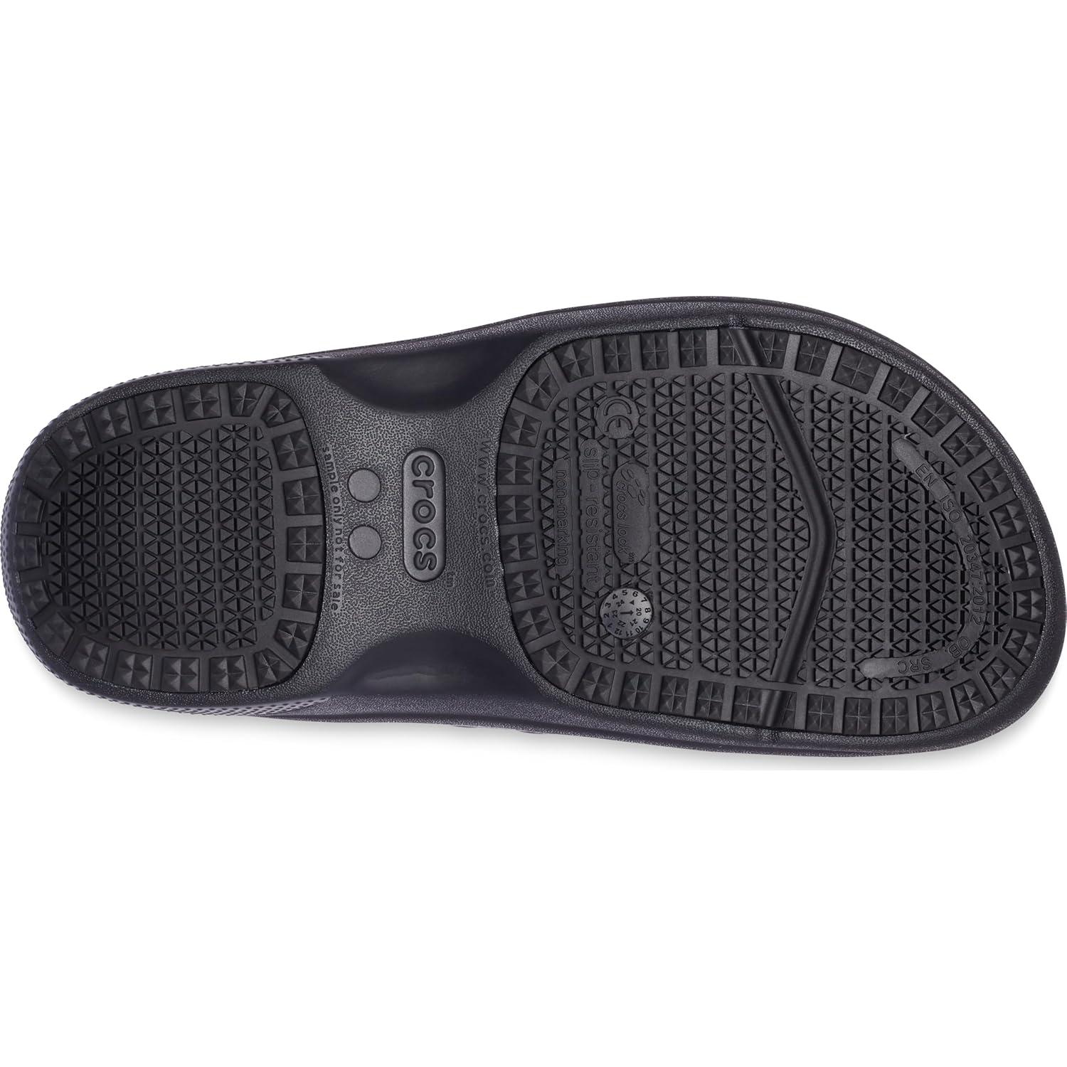Zapatos Antideslizantes Crocs Work On The Clock 13M/11H Negro