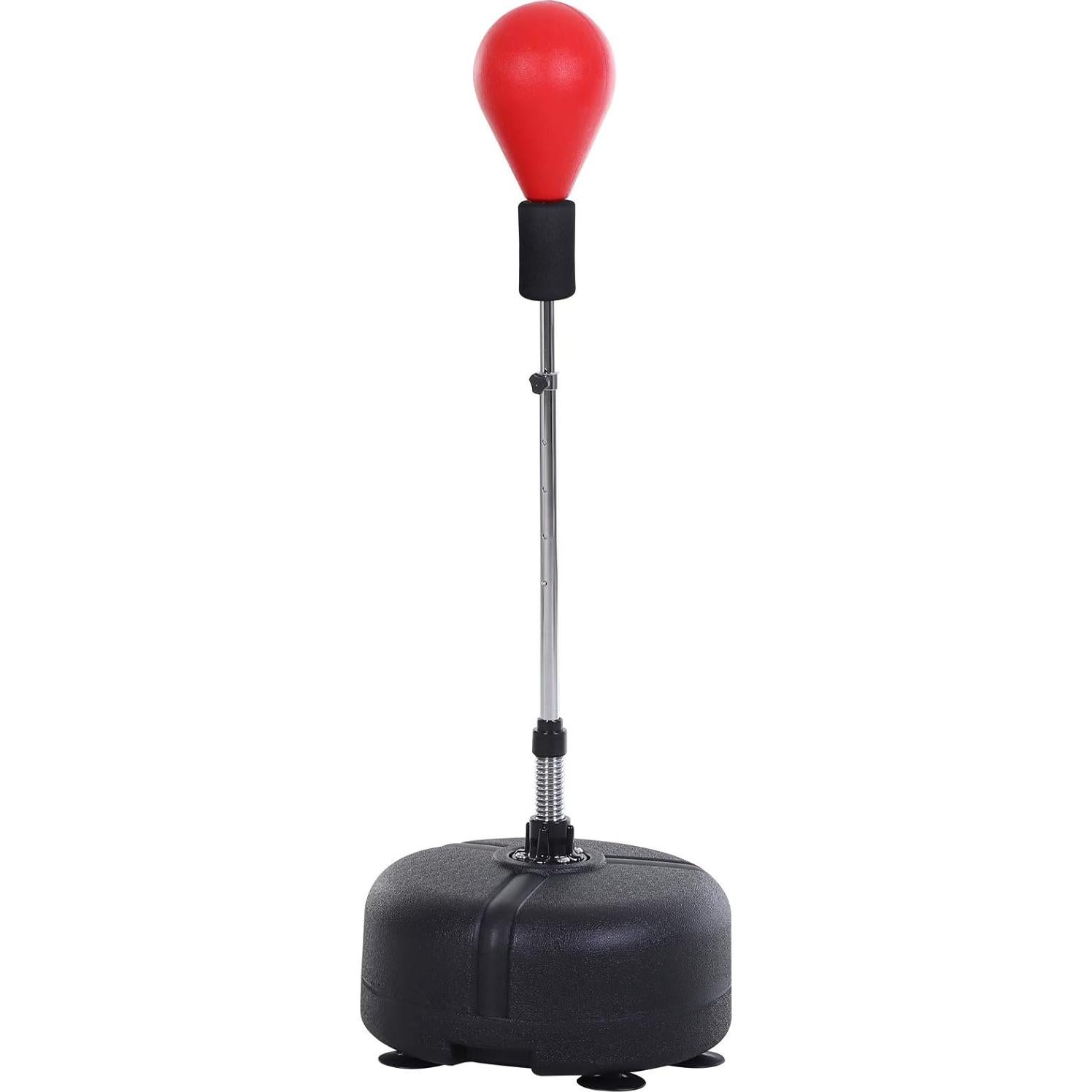 Saco de Boxeo Soozier Ajustable con Guantes - Rojo