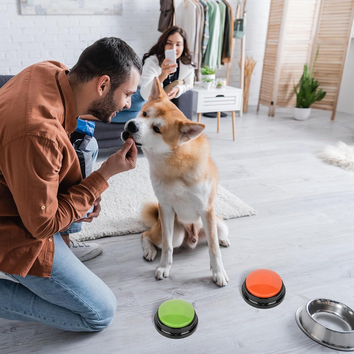 10 Botones de Grabación de Voz para Entrenamiento de Mascotas