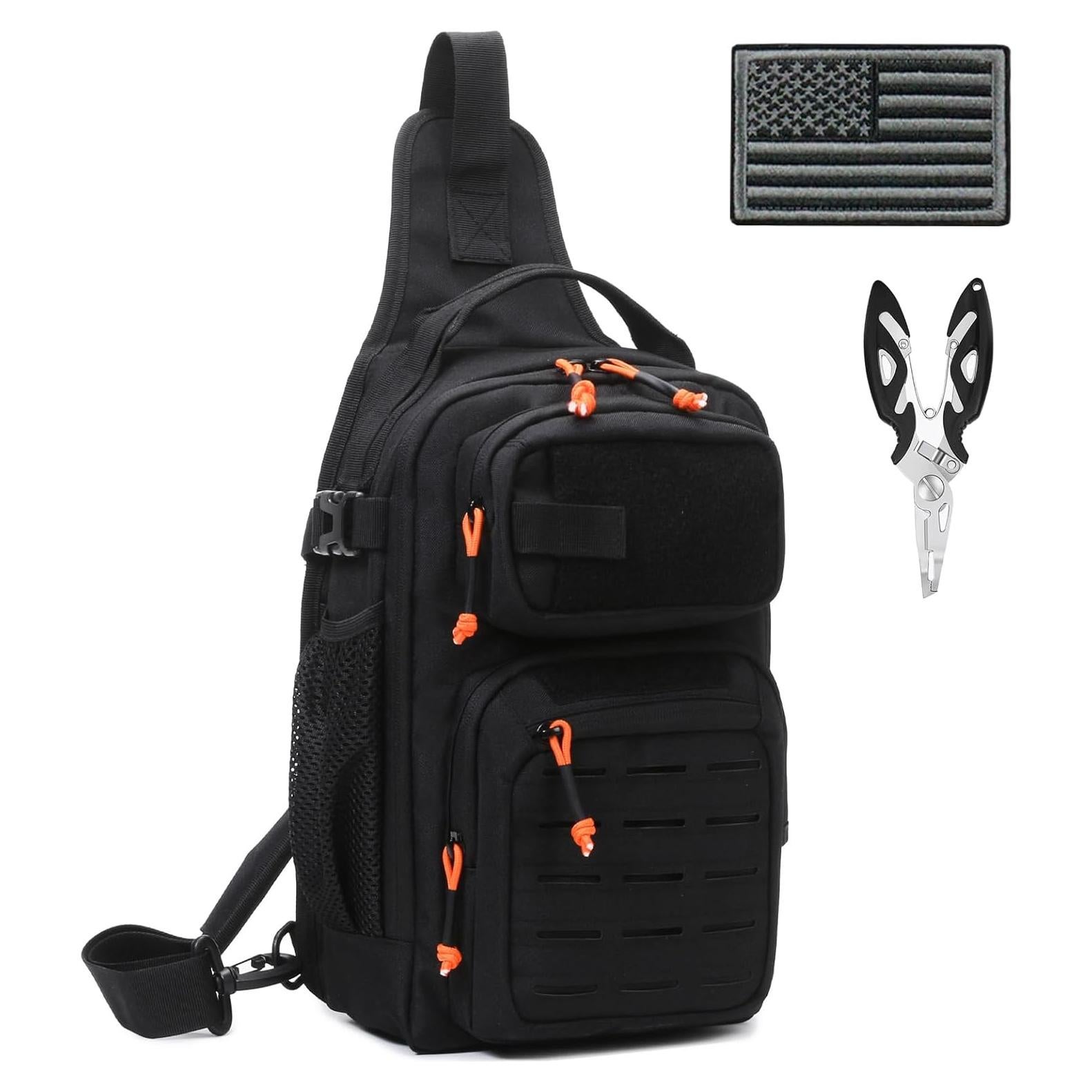 Mochila de Pesca Aocmpxs 12L Impermeable con Parche EE. UU.