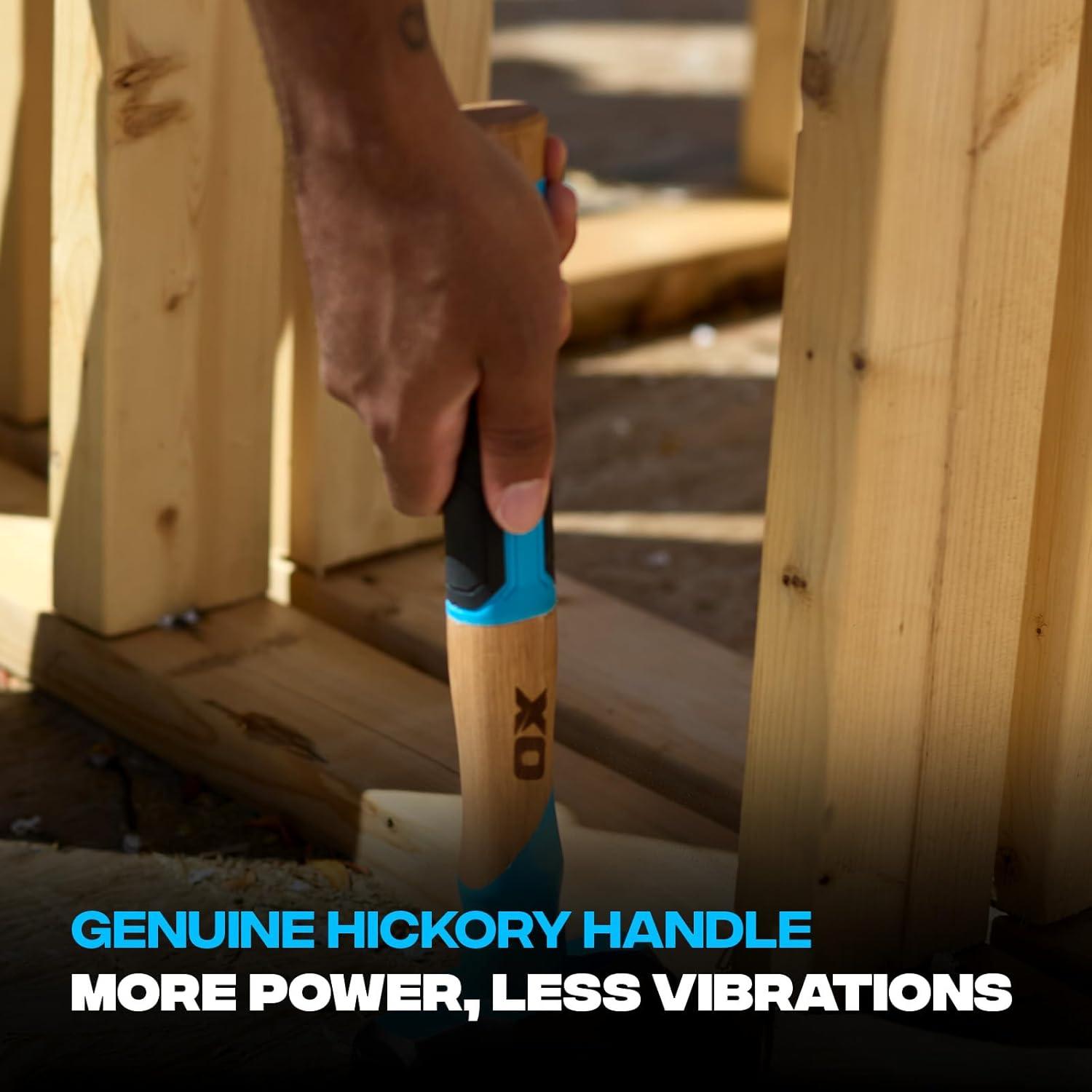 Martillo de Club OX 1.36kg Mango de Fresno Antideslizante