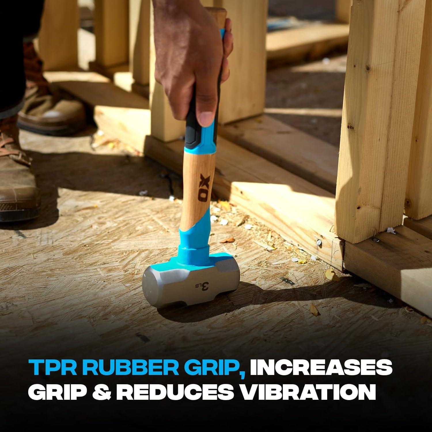 Martillo de Club OX 1.36kg Mango de Fresno Antideslizante