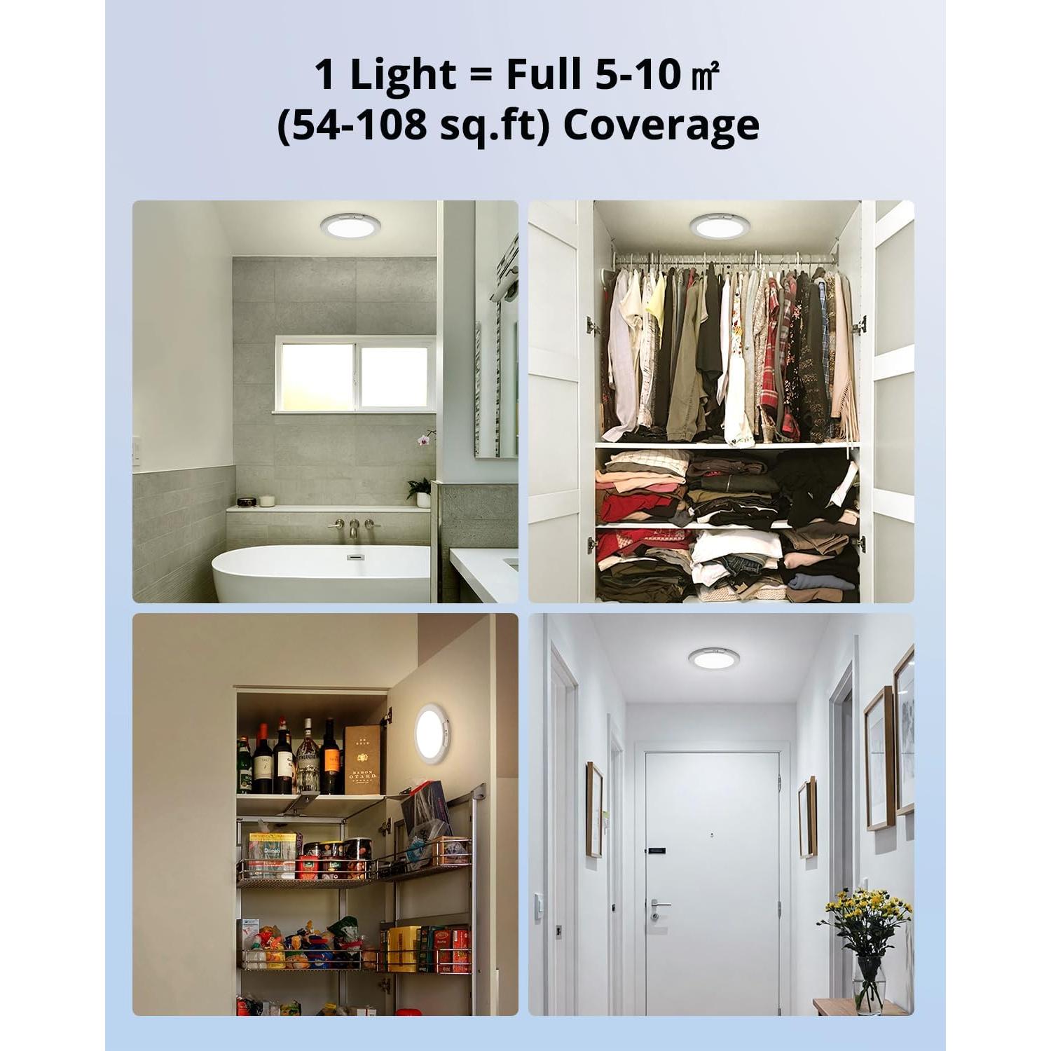 Luz de Ducha LED Recargable Combuh B5 19 cm 3 Colores