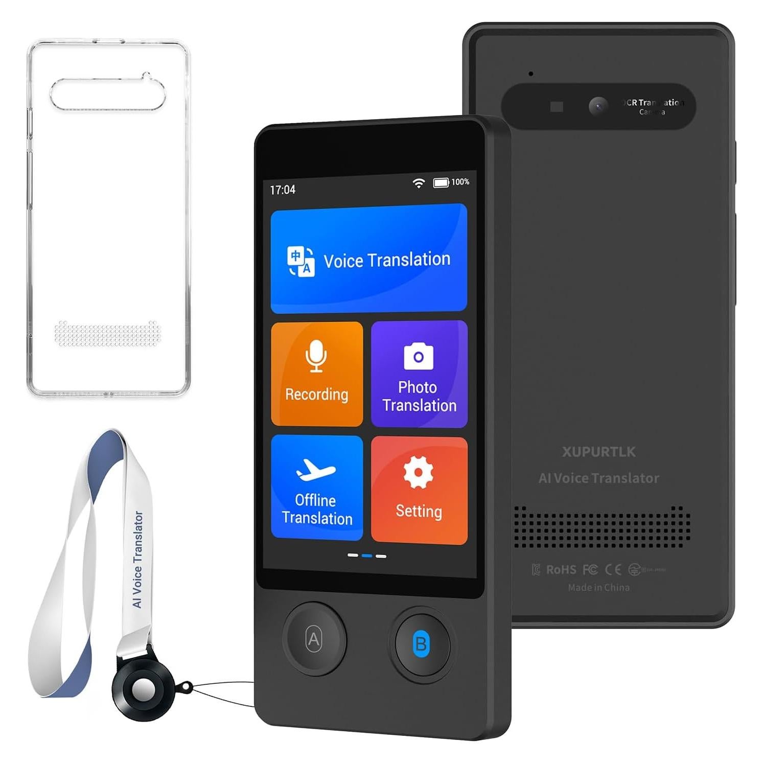 Traductor de Idiomas XUPURTLK 144 Idiomas Voz Bidireccional