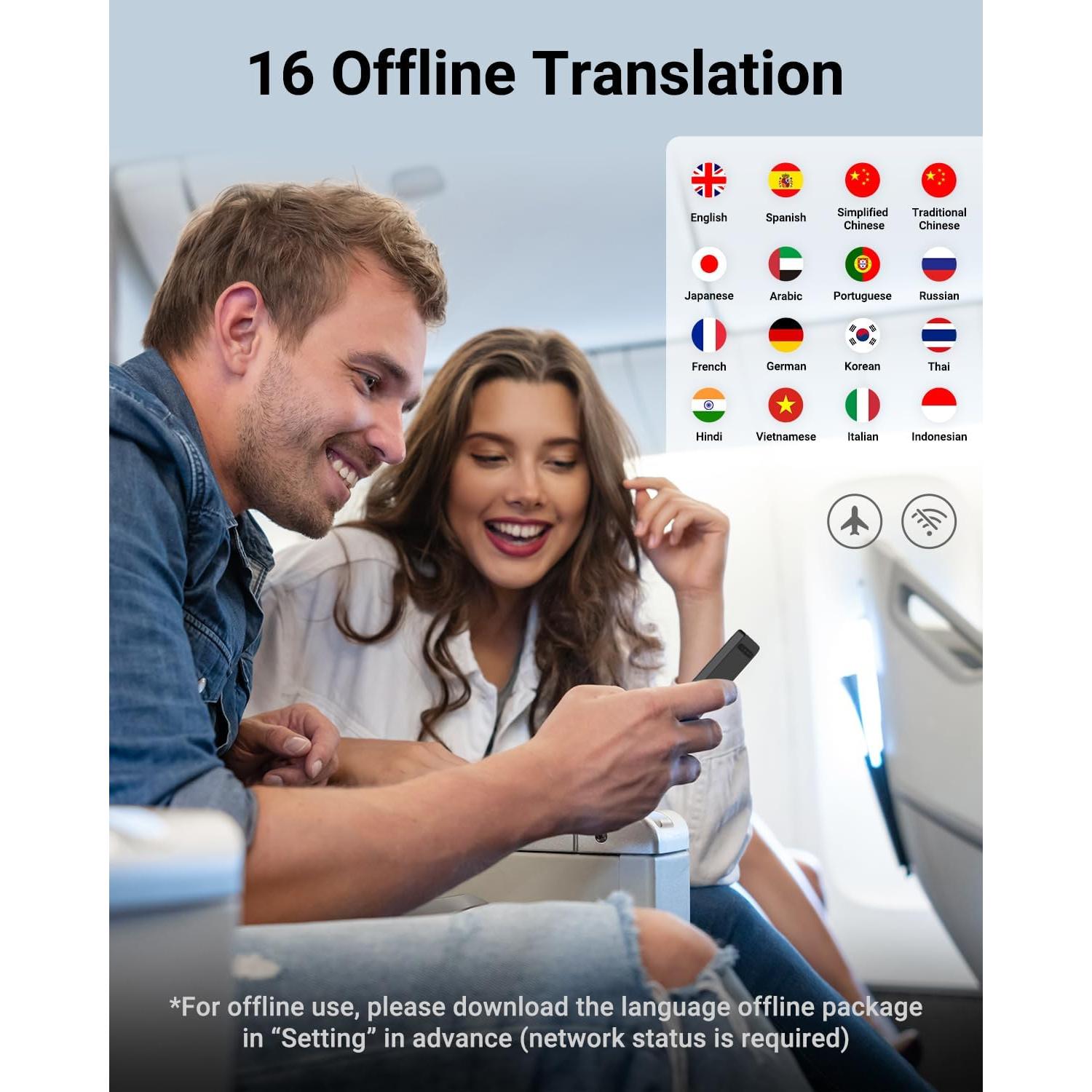 Traductor de Idiomas XUPURTLK 144 Idiomas Voz Bidireccional