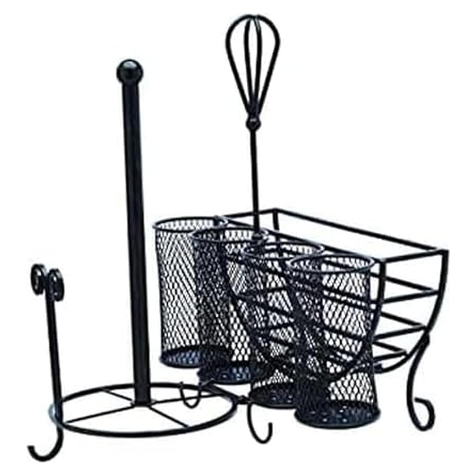 Caddy de Almacenamiento Gourmet Basics by Mikasa Avilla Negro