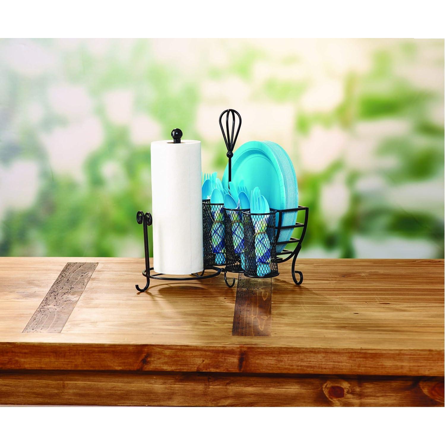 Caddy de Almacenamiento Gourmet Basics by Mikasa Avilla Negro