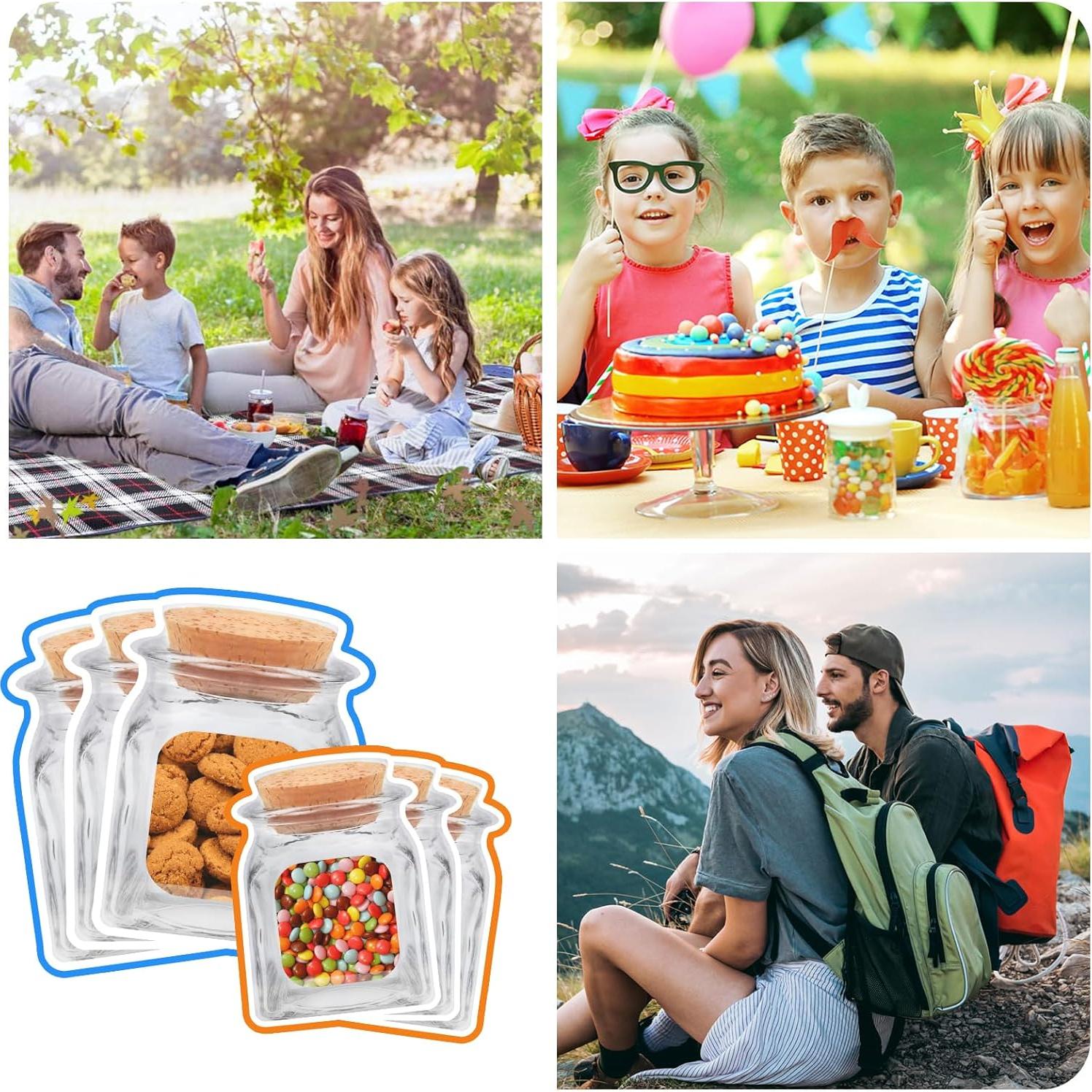 Bolsas de Tarro de Conserva Reutilizables Weiwei - 100 Piezas