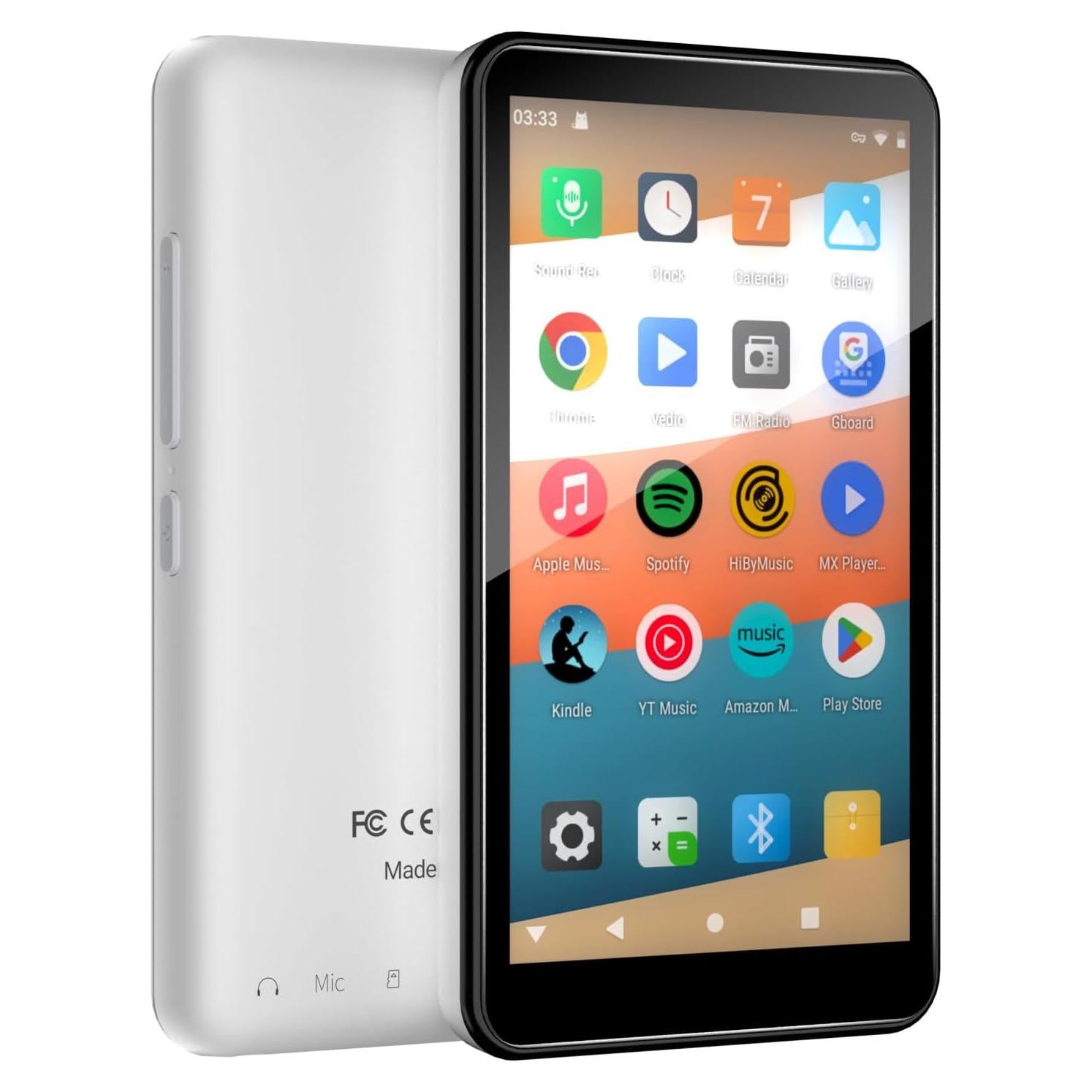 Reproductor MP3 DGTenk 96GB Android 9 Bluetooth 4" Control Parental