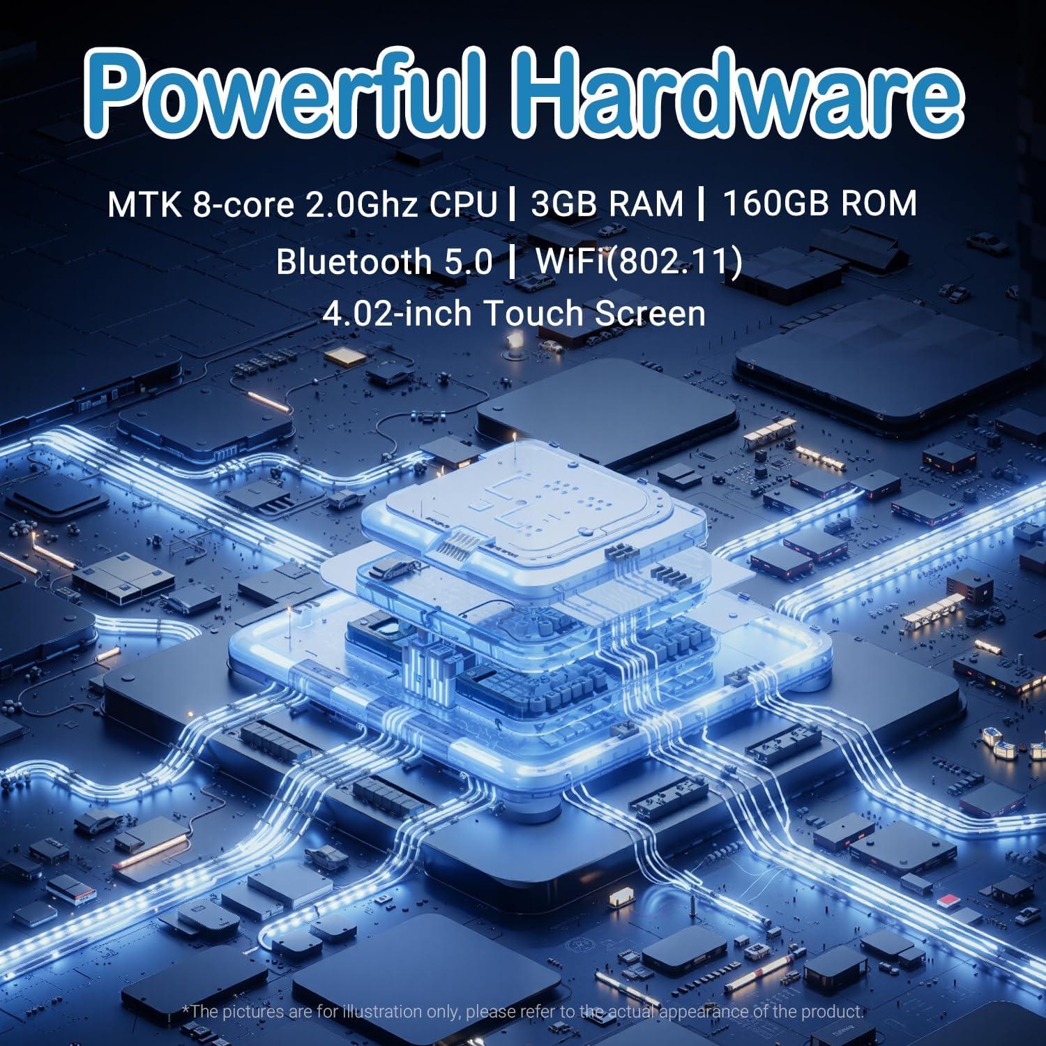 Reproductor MP3 DGTenk 96GB Android 9 Bluetooth 4" Control Parental