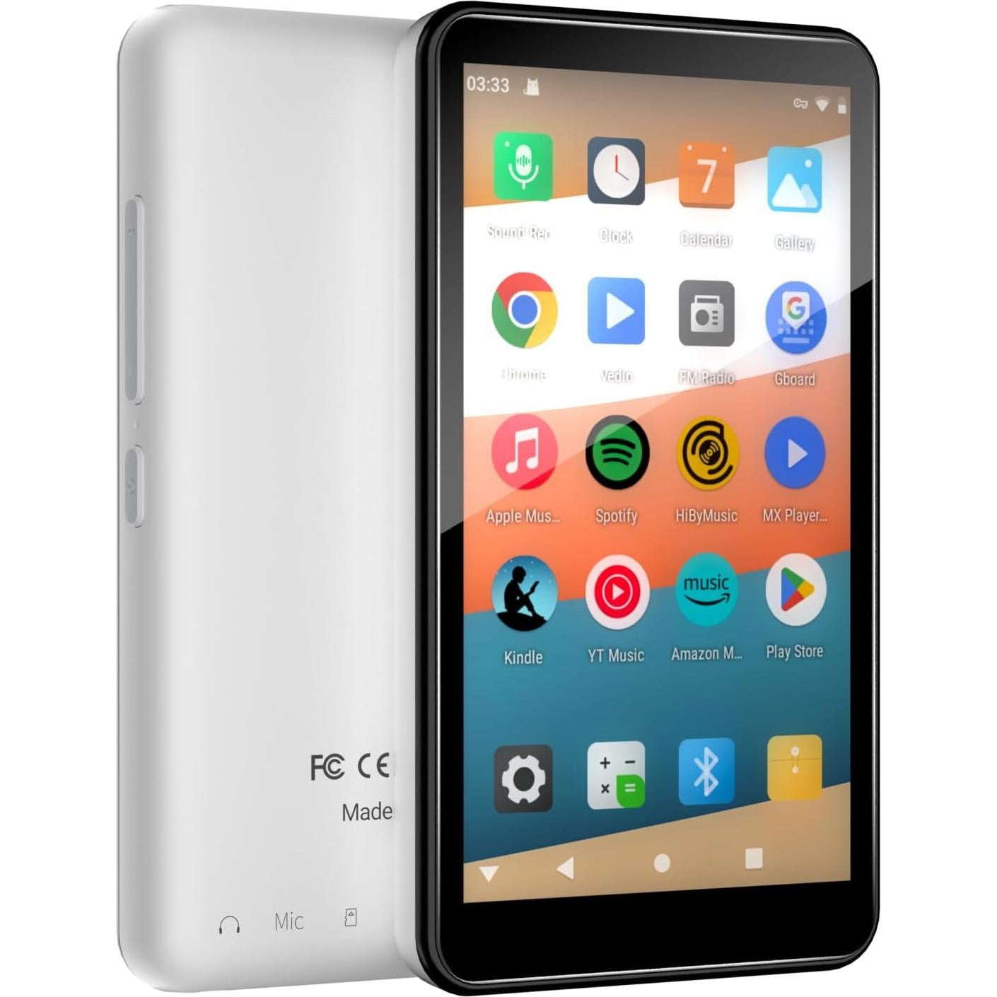 Reproductor MP3 DGTenk 96GB Android 9 Bluetooth 4" Control Parental