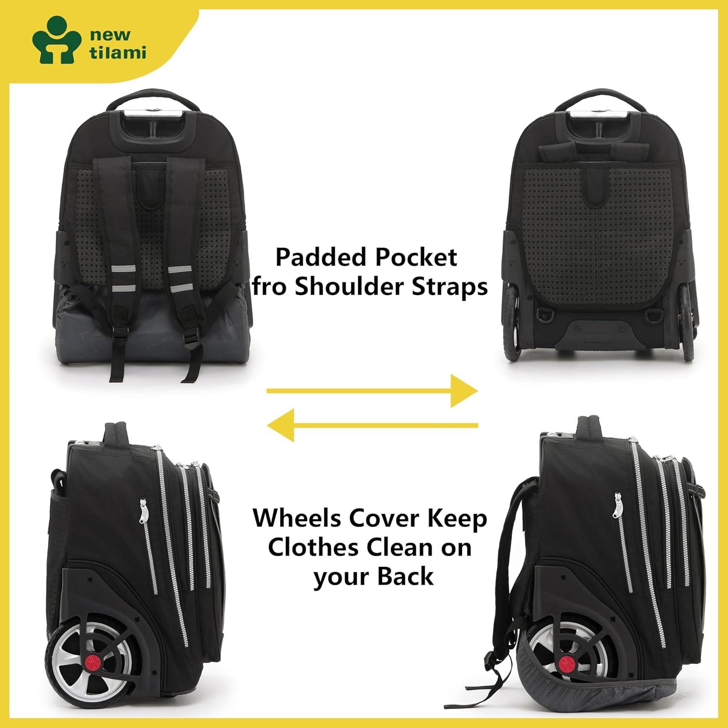 Mochila Rodante 20" NUEVO TILAMI Impermeable para Laptop 17"