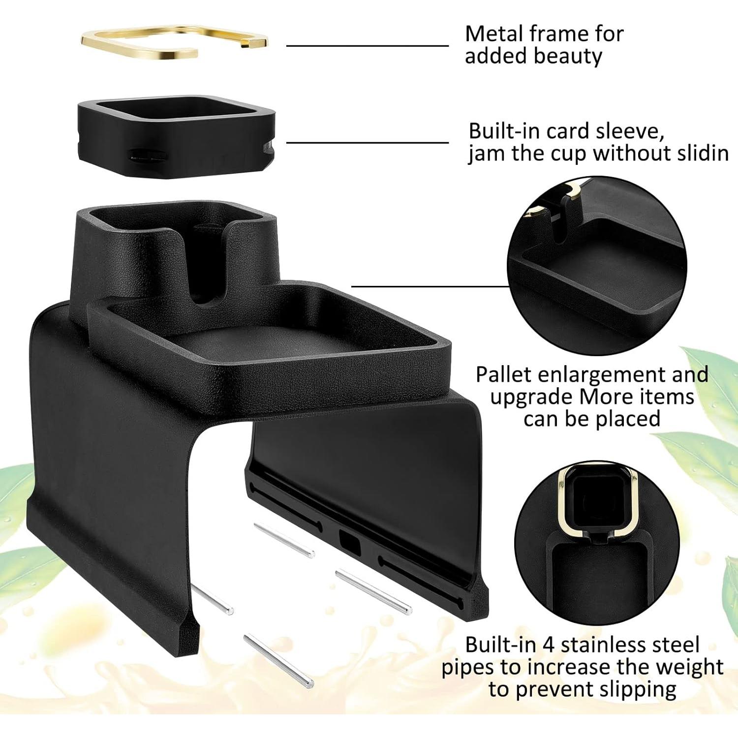 Soporte para Tazas Tessco 2 Piezas Silicona Negro