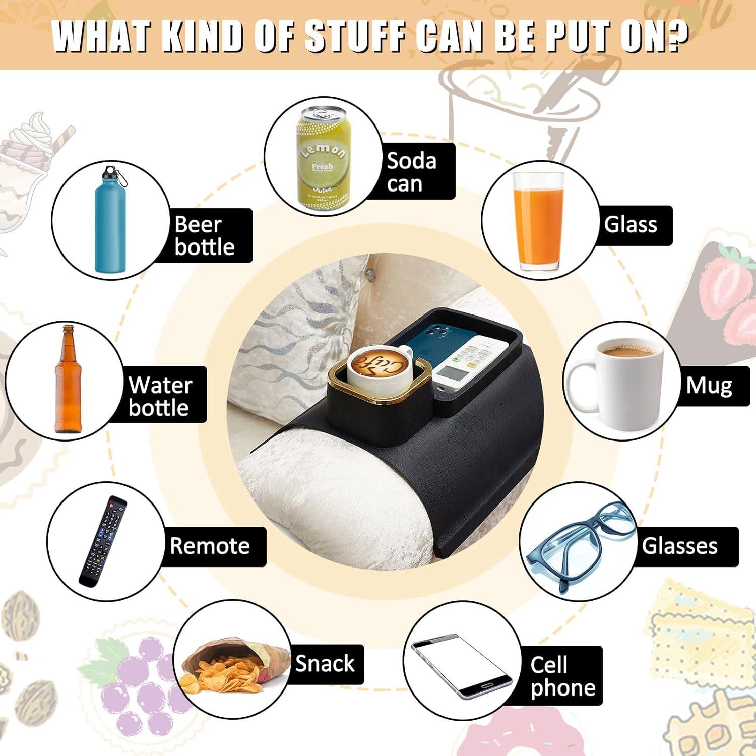 Soporte para Tazas Tessco 2 Piezas Silicona Negro