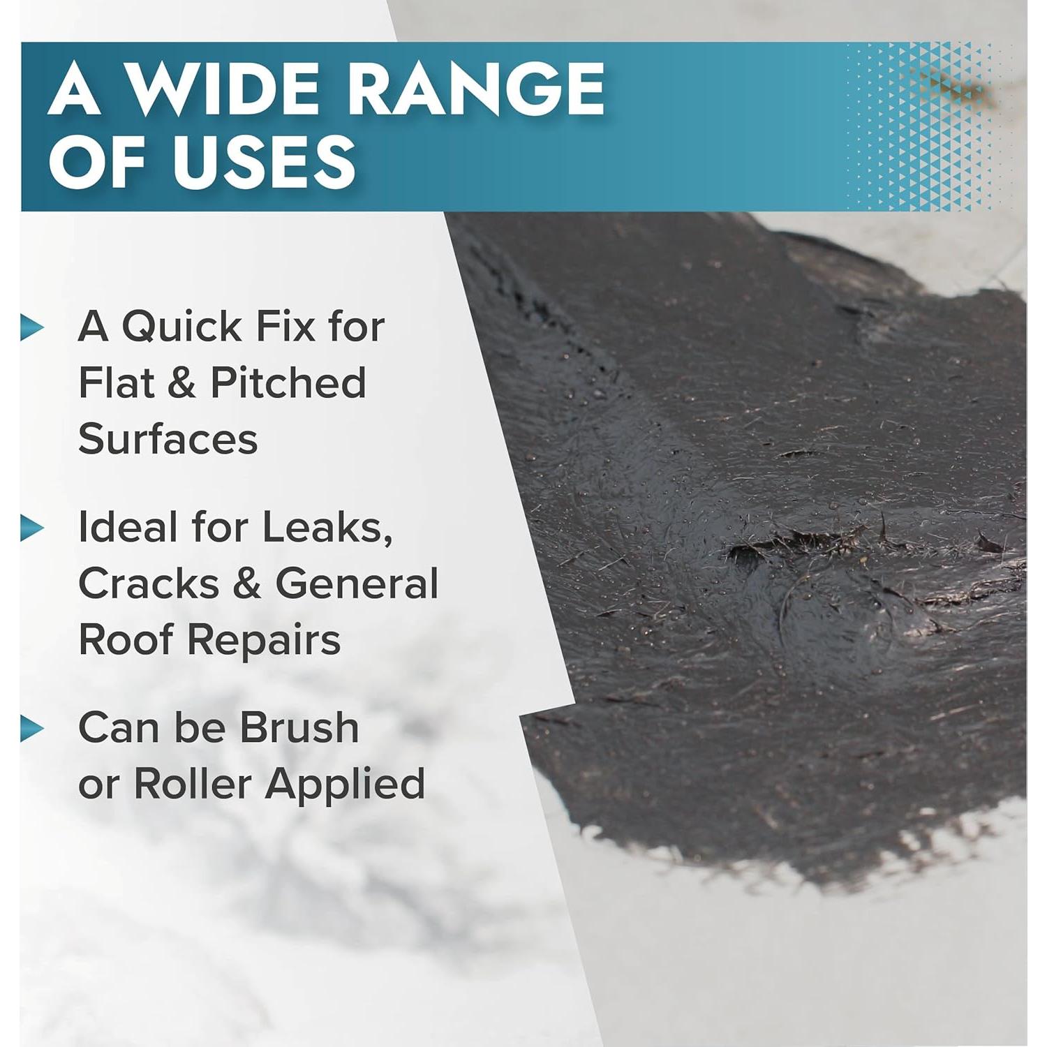 Sellador impermeable Polar LeakFix 0.48 L para techos y canaletas