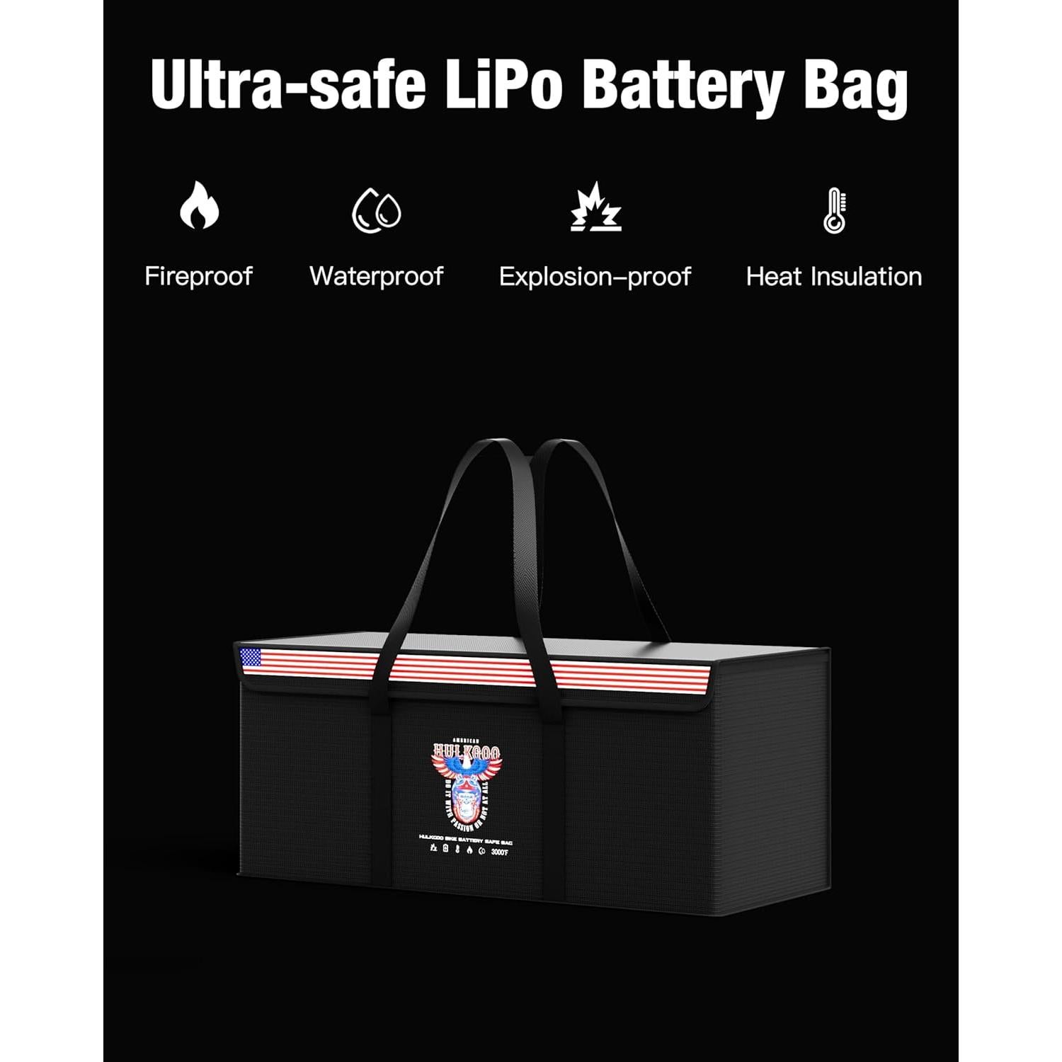 Bolsa Protectora HulkGoo para Batería de Litio 200Ah