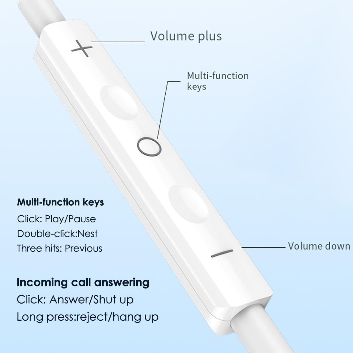 Auriculares Intraurales Wedawn WD-ED-E 3.5mm con Micrófono