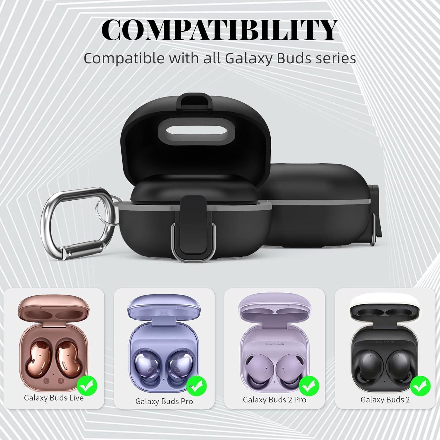 Funda de bloqueo WOFRO para Samsung Galaxy Buds 2 Pro - Negro
