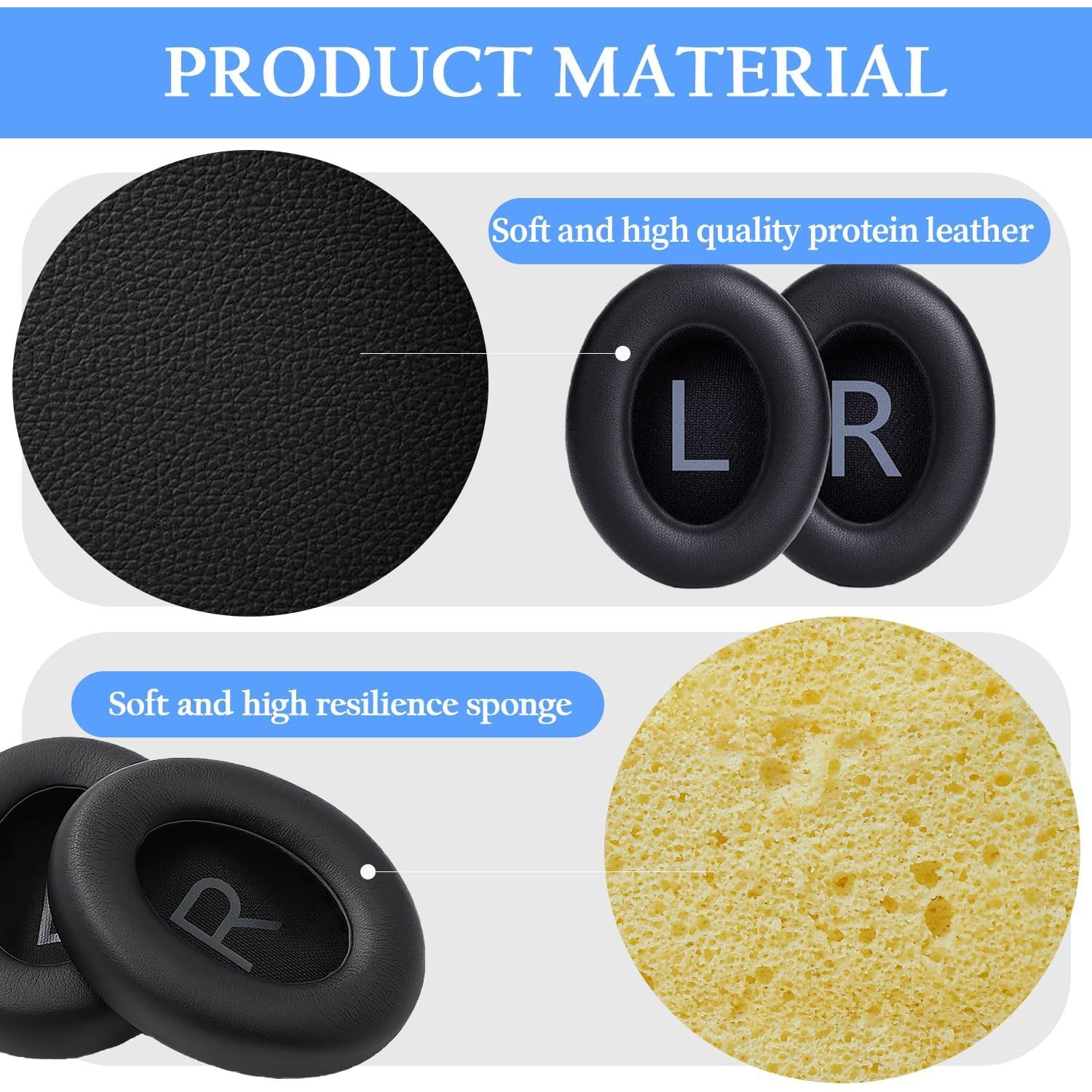 Almohadillas de Reemplazo Adhiper para Auriculares Bose 700 NC700