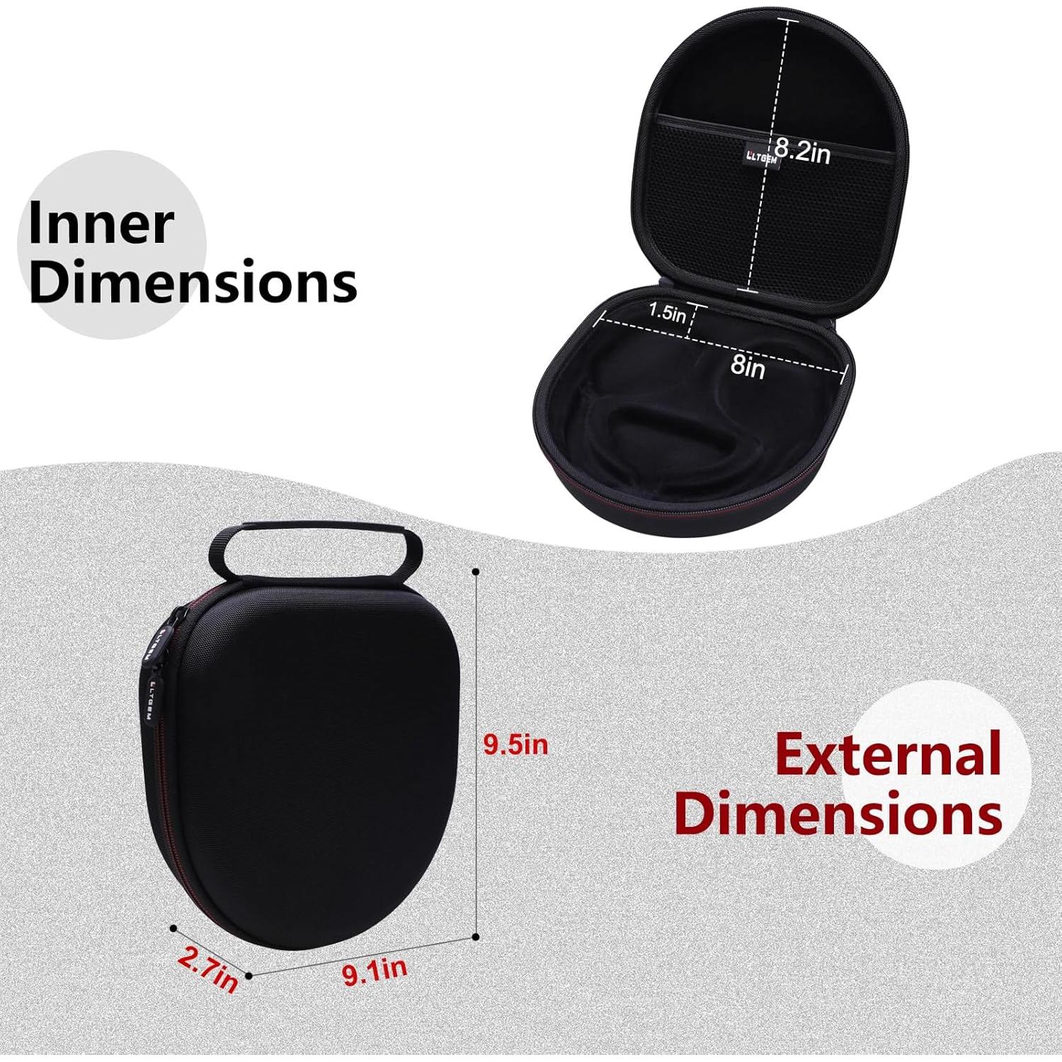 Funda LTGEM para Auriculares Razer Barracuda X 2021/2022 - Negro