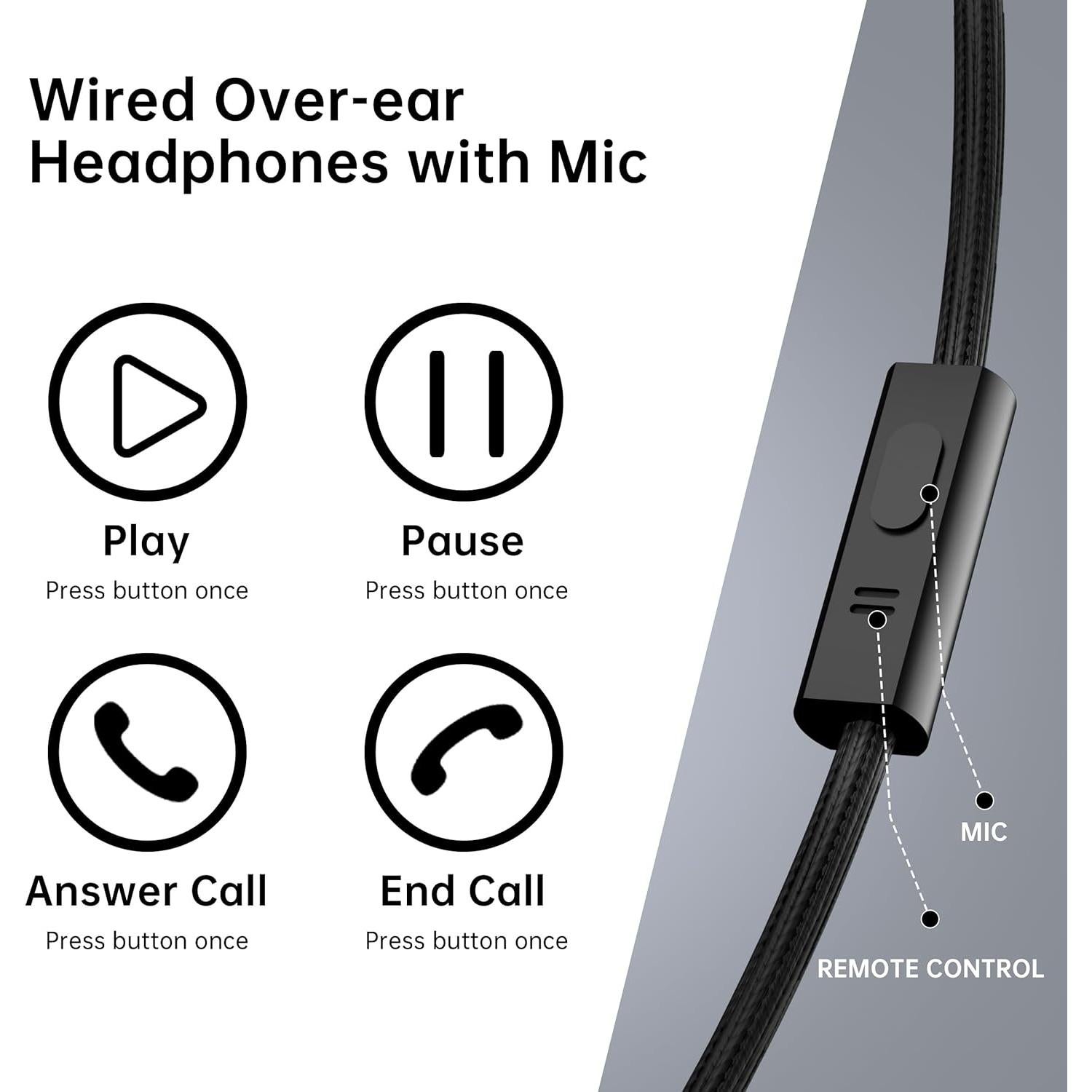 Auriculares de Estudio SEJJ Emr100 con Aislamiento de Ruido