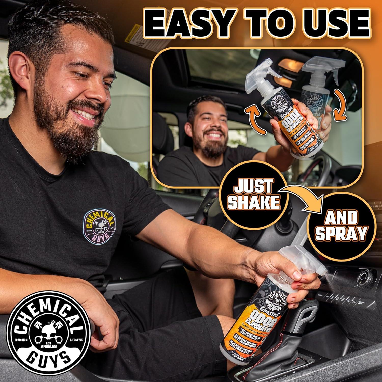 Eliminador de Olores Ghosted Chemical Guys 473 ml - Cítricos